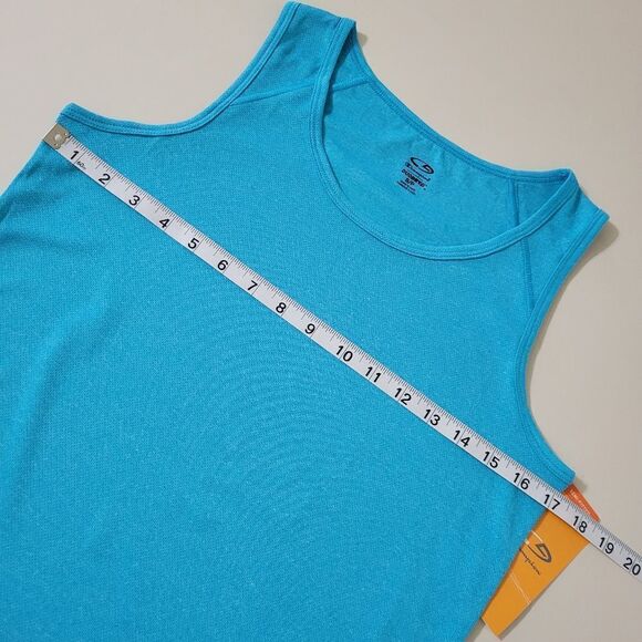 Champion C9 Women's Semi-Fitted Turquoise Tank Top - Picture 4 of 10